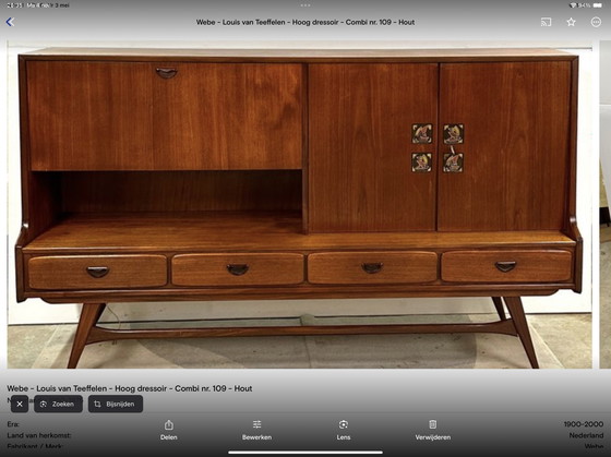 Image 1 of Louis van Teeffelen combinación de aparador núm. 109