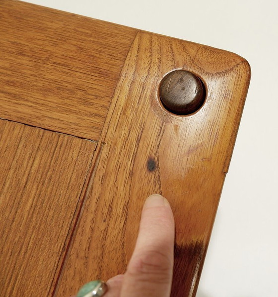 Image 1 of Mesa de centro Louis van Teeffelen con tapa reversible - Países Bajos - años 60