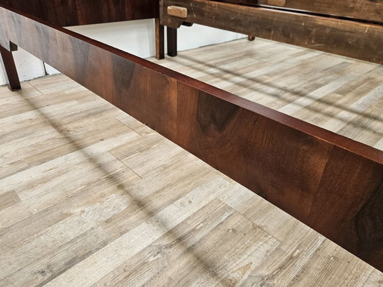 Image 1 of Coppia di letti singoli Art Decò in mogano e acero rosa, 1940