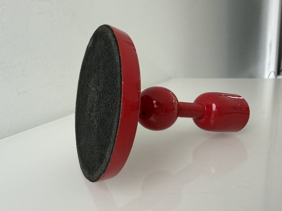 Portacandele in Metallo Rosso Fuoco – Design Moderno – rvs (photo 10 of 10)