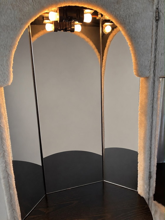Vintage 'Dilly Dally' dressing table or cocktail bar, designed by Luigi Massoni for Poltrona Frau in the (photo 5 of 15)