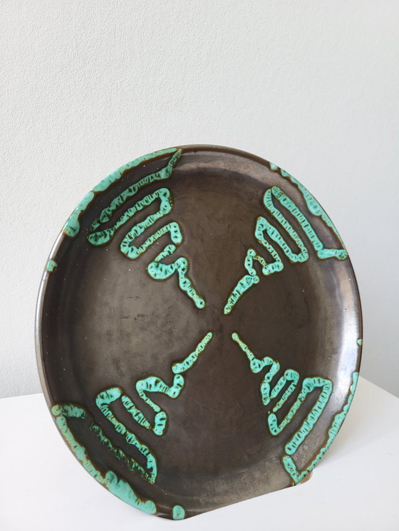 Image 1 of Insegna vintage turchese metallizzato