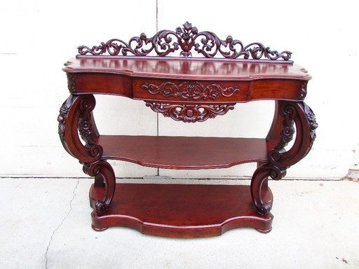 Consola de caoba de Napoleón III