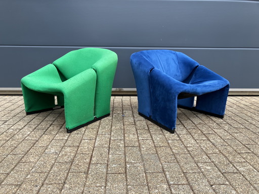 2x Artifort F580 Groovy (zeldzame eerste editie) Pierre Paulin