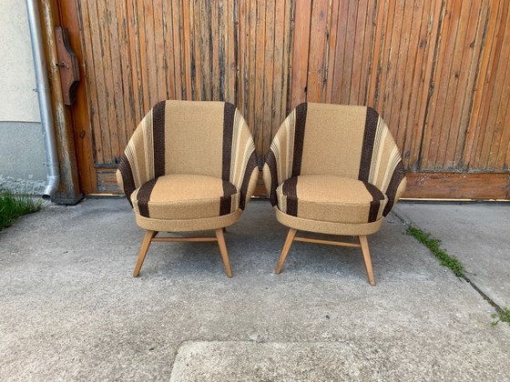 Set of Mid-Century Lounge Chairs, 1950s Set of 2 – Chairs and lounge chairs, Mid Century Modern (photo 4 of 4)