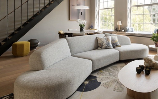 Arflex Arcelor Trapezio Sofa (In Uitstekende Staat) – 3 5 zitsbanken, Textile, Wool