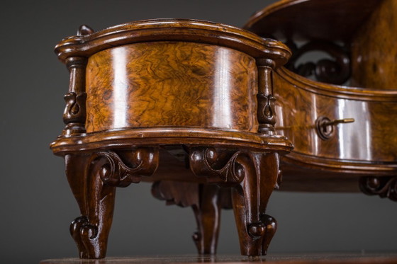 Escritorio Tocador Antiguo Louis Philippe de Nogal, 1860 – Wood (photo 6 of 28)
