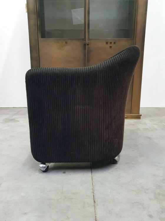 Image 1 of 2x Vintage Eugenio Gerli Tecno mobile lounge chair