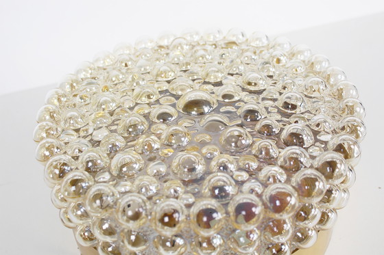 Image 1 of 1x Glass bubble flush mount light by Helena Tynell for Glashutte Limburg