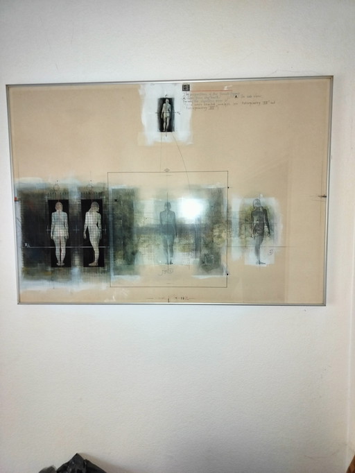 2 watercolors by Bas van der Poll