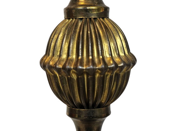 Image 1 of Hollywood Regency style - onyx - floor lamp - Mid-Century Modern