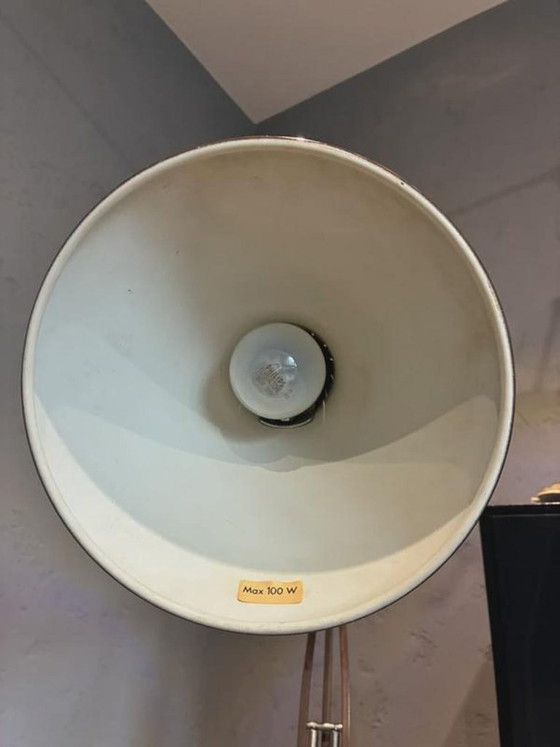 Lampada da tavolo da architetto Luxo L-1 di Jacob Jacobsen, marrone, anni '60, Lampade da tavolo, Metallo, 1960 (foto 4 di 8)