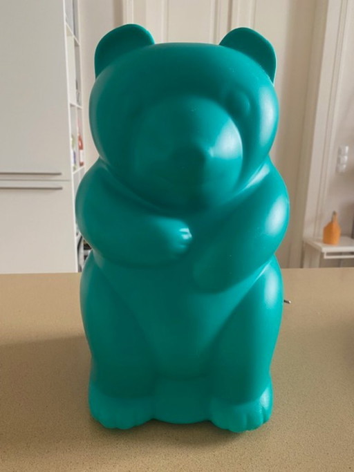 Vintage 90s Gummy Bear Lamp by Trend-Light – Rare Turquoise