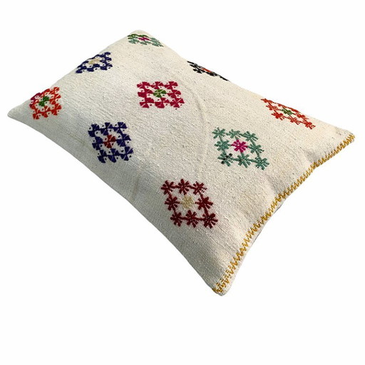 Vintage Turkish Kilim Cushion Cover , 40 x 60 cm