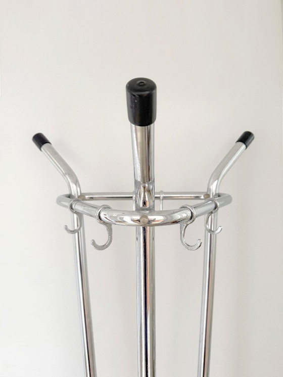 Image 1 of Vintage coat rack attributed to Tubax - Belgium, 1950-60s