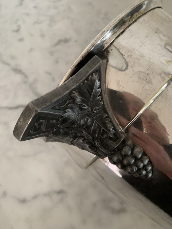 Image 1 of Antico refrigeratore per champagne G Chauvet freres placcato in argento