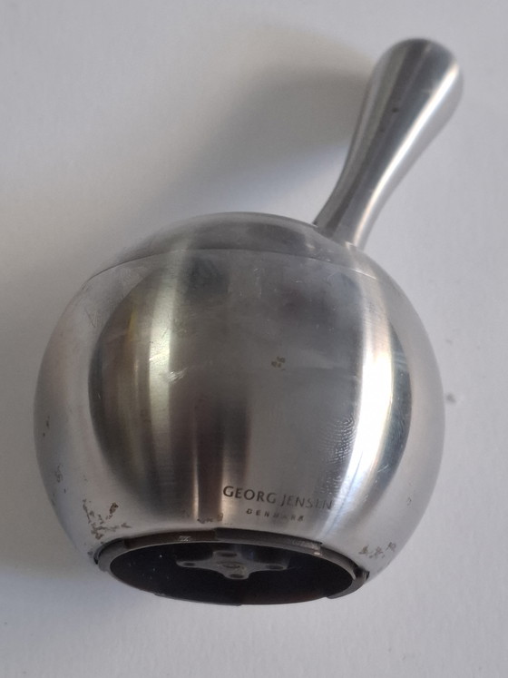 Image 1 of Salt and pepper set. 'Twist' Georg Jensen.