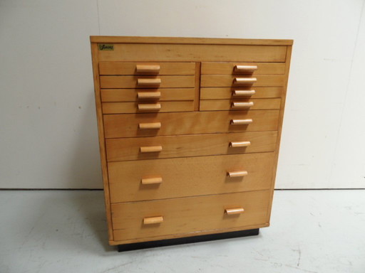Vintage chest of drawers school cabinet