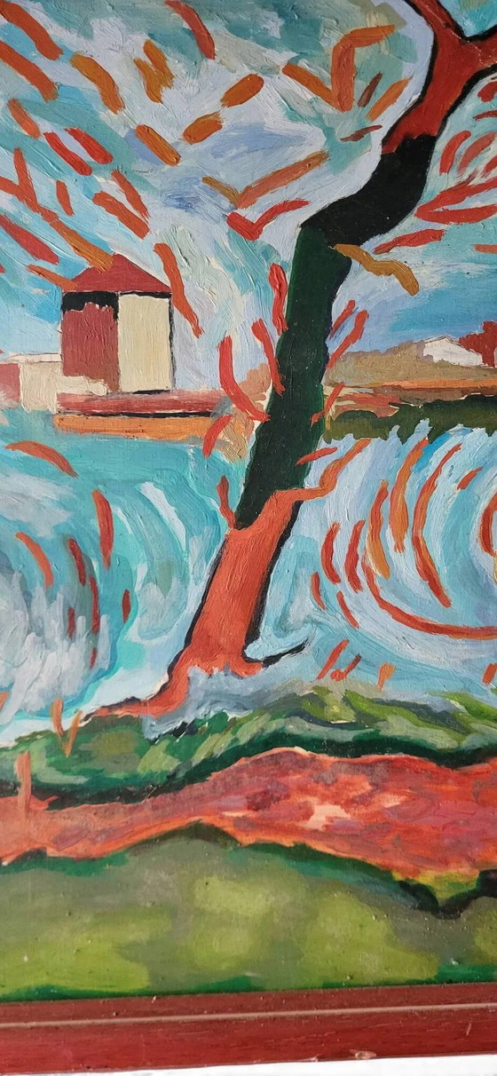 Table HSP selon Vlaminck – Peintures et dessins, Wood (photo 3 of 5)