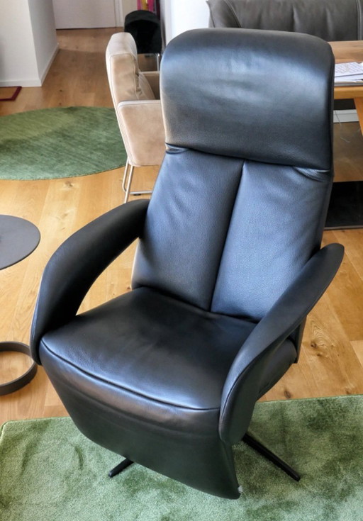 Jori Symphony Lounge/Relax chair in black premium leather