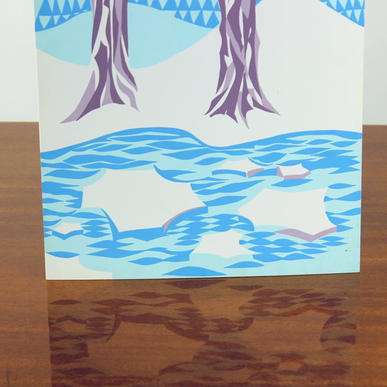 Image 1 of Panneau mural vintage tchécoslovaque de style Pop Art (années 1960)