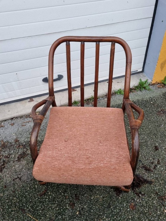 Image 1 of 1980 rattan living room