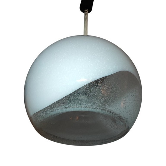 Image 1 of Murano Pulegoso & Lattimo Globe – Ø 40cm Space Age hanger