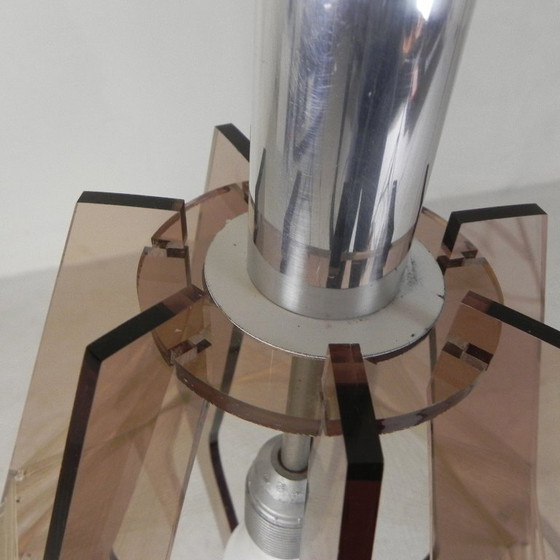 Vintage plexiglas en nylondraad hanglamp Paul Secon voor Sompex, jaren 60 – Hanglampen, Plastic (photo 12 of 25)