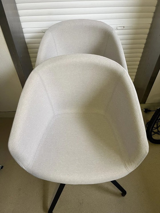 Image 1 of Gaber Basket Swivel Upholstered Bucket Chairs