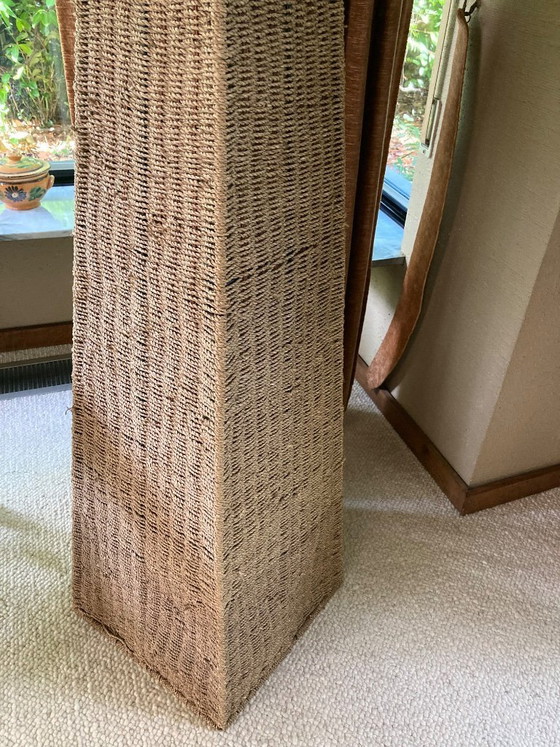 Vintage Rotan Lampedaire Vloerlamp Jaren 70 – Vloerlampen, Wicker (photo 6 of 6)