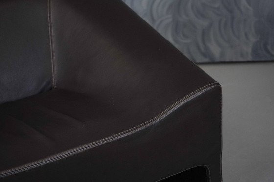 Image 1 of Ensemble en cuir Malmo et pouf Fjord de Patricia Urquiola pour Moroso, Italie, années 2000