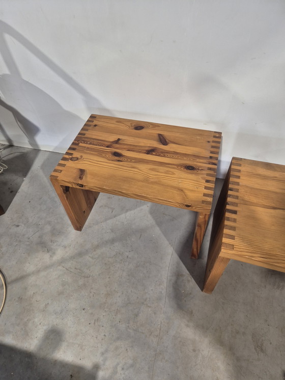 Image 1 of Une paire de tables d'appoint Ate van Apeldoorn