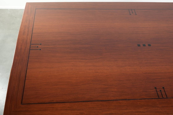 Image 1 of Art Deco design set consisting of a dining table and dining chairs by Schuitema from the Decoforma series