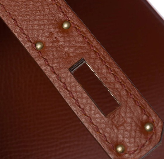Image 1 of Borsa HERMES Birkin 35 in cuoio marrone - 103214
