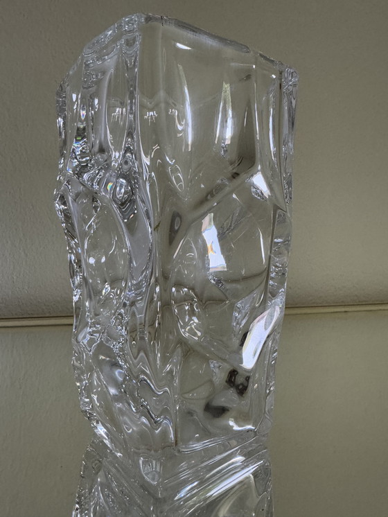 Image 1 of Vase Kristall von Sèvres massiv 50er Jahre