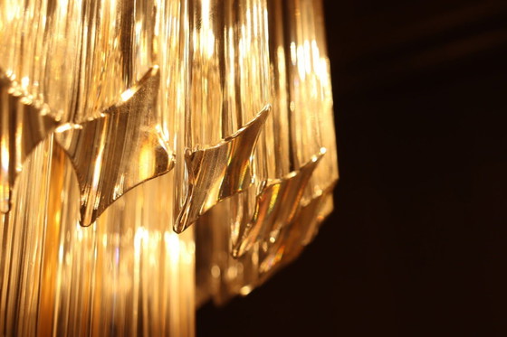 Image 1 of Large waterfall floor lamp/floor lamp by Novaresi, Murano glass, Italy, 1970s