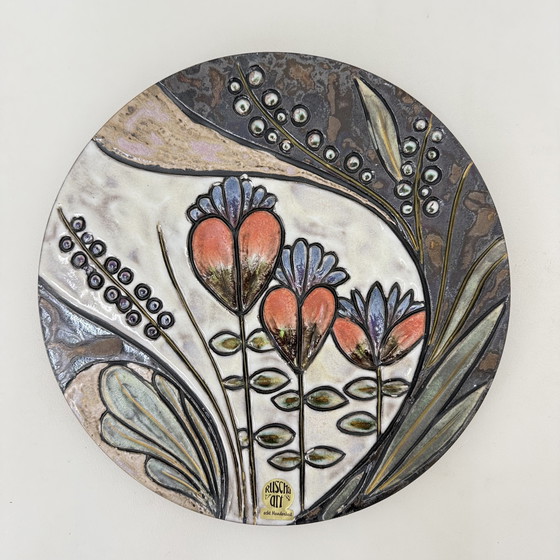 Image 1 of Rusha Handarbeit Ceramic Wall Plate, 1970s Germany