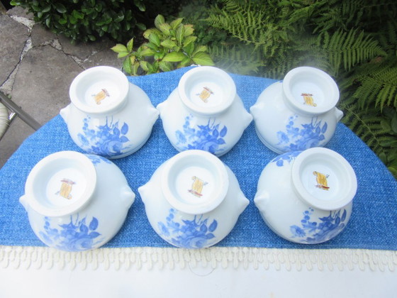 6 ciotole per zuppa Decors De Paris Manufacture D'Articles Cadeaux Porcelaine, Vintage, ref 010826 (photo 5 of 9)
