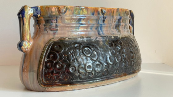 Image 1 of Jardinière CACHE-POT Barbotine Vintage