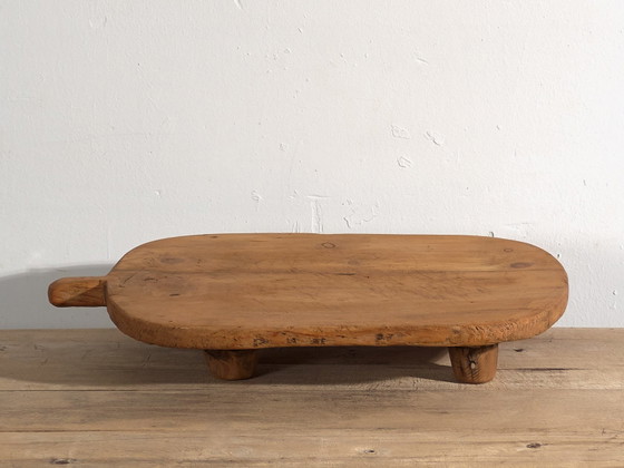 Table d'appoint ancienne en pin, Europe Centrale, circa 1900, Tables d'appoint, Bois, Marron, Rustic (photo 16 sur 19)
