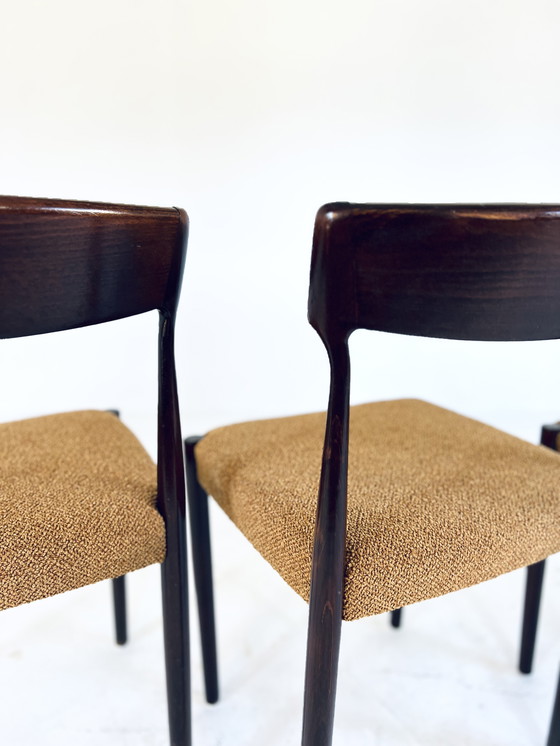 Image 1 of 4x Gerestaureerde Vintage Stoel ‘60