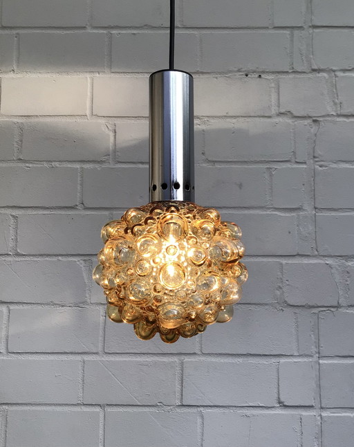 Mid - Century 70S Bubble Glass Pendant Light