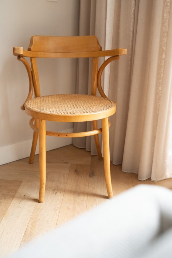 Image 1 of Chaise Thonet 233 réplique en bois courbé et sangles