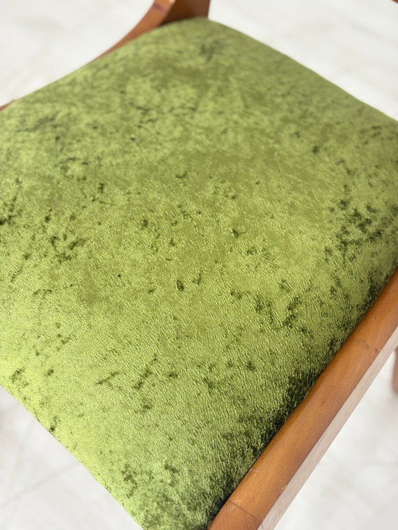 Image 1 of 6 sedie da pranzo in mogano, stile vintage