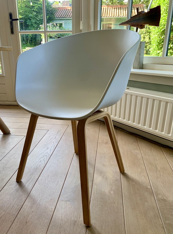 Image 1 of 4x su una sedia eetkamerstoelen van Hay