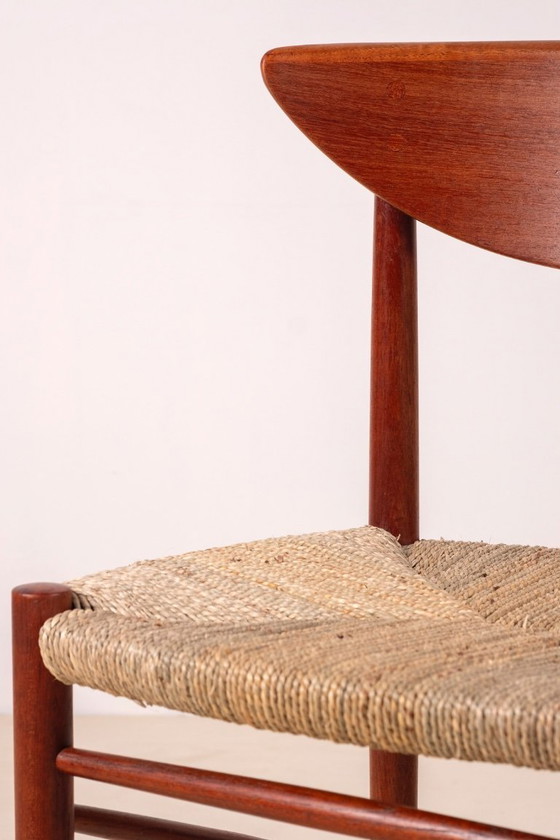 Image 1 of 6x Peter Hvidt & Orla Mølgaard Nielsen Dining Chair Model 316 in Teak