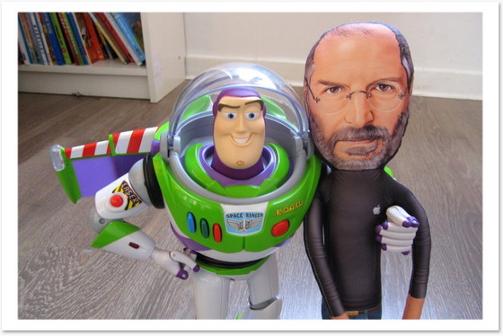 Image 1 of Steve Jobs Gift | Steve Jobs Office Decor | Textile Art Doll Collectible | Inspirational Tech Leader