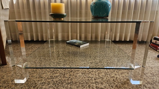 BOR Design 'The Hague' Lucite/Acryl Glazen Salontafel – Glass, Plexiglass