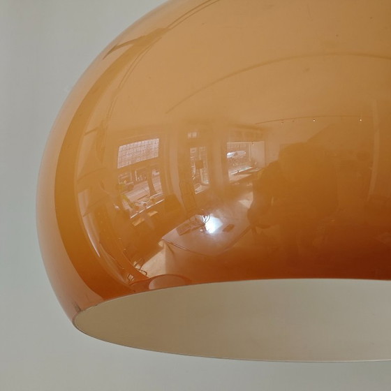 Image 1 of Suspension vintage en plastique beige