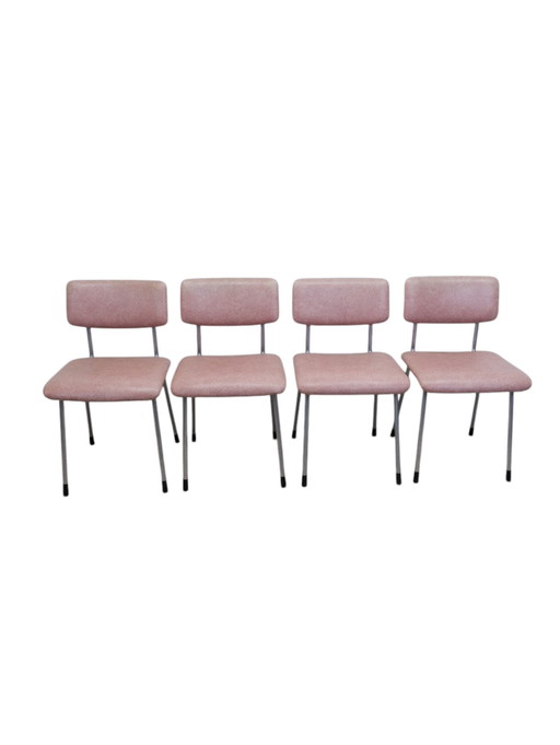 Set Of 4 Gispen 1231 Chairs